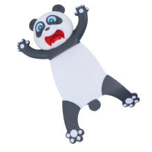 Witte 3D Panda Boeklegger, Herbruikbaar Plastic, Grappige Leesmarker