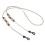 1Witte Eyeglasses String Holder - En Zonnebrillen 1