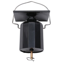 1Rotating Wind Bell Motor Solar Zwart Voor Huis En