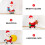 6St Kerstmis Cake Inserts Creatieve Party Baking Supplies 4