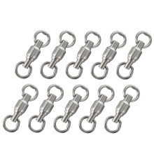 20St Rvs Vishaak Connector Rollende Zwivel Voor Diverse Lures