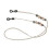 1Witte Eyeglasses String Holder - En Zonnebrillen 2