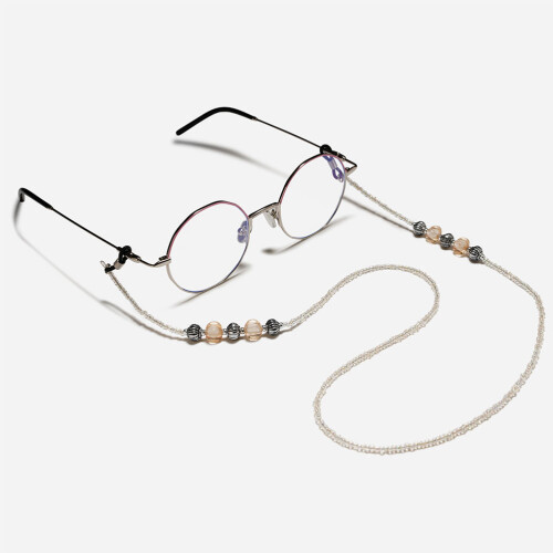 1Witte Eyeglasses String Holder - En Zonnebrillen 2