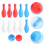 1Set Kinder Bowling Met Educatieve En Veilige Materialen 7