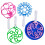 5St Blowing Bubble Tool Set Met Verschillende Vormen 2