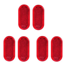 RéFlecteur de Capuchon de LumièRe D'Avertissement de Panneau de Porte IntéRieure Rouge 6 PièCes Convient pour Beetle Caddy 6Q0947419
