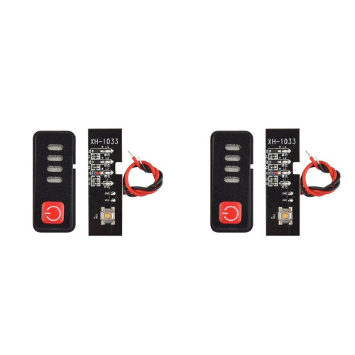 2 Set Electric Drill Battery Indicator LED Display for  18V /21V Lithium Batteries 18650 Capacity Visual Tool
