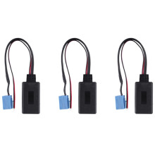 3X Adaptateur de Musique Aux -Tooth Interface Radio Sans Fil StéRéO Câble Auxiliaire pour 147 156 159 Brera Mito Giulietta