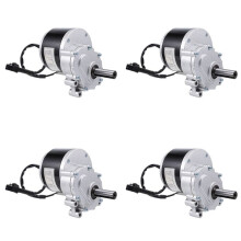 4X 250W 24V 75rpm Låghastighetsborstmotor, 44 mm Längre Axel, 17 mm Axeldiameter , Rullstol Begagnad -Växelborstad Motor