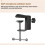 Desktop Microphone Stand Adjustable Microphone Stand with F-Clamp,Suitable for 1.75in Diameter Mics 9