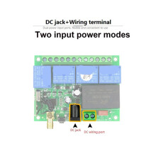 Wireless Remote Control , 4-Channel Industrial Transmitter, 12V-36V High-Power Remote for Equipment & Lamp Control