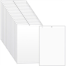 Job Ticket Holders 6x9 Inches Shop Ticket Holders Dry Erase Pocket Sleeves Work Order Plastic Sleeves for Classroom Home