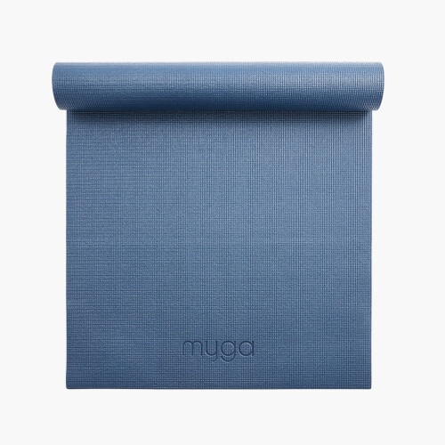 Myga Entry Level Yoga Mat - Navy Peony 2