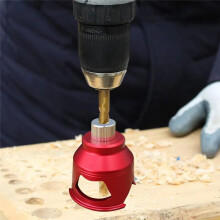 Vertical Drill Guide Pocket Hole Jig with 9pc Drill Bushings 90Degree Straight Hole Drilling Positioner Punching Tools A