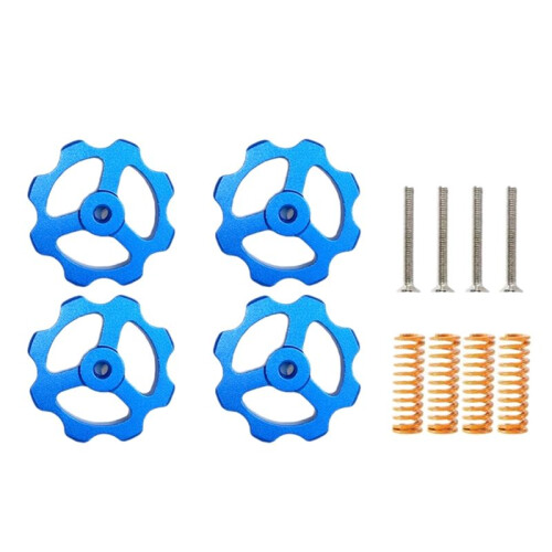 3D Printer DIY Accessories for M4 Leveling Nut Assembly Hot Bed Leveling Screw Spring for M4 Kit