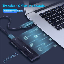 NVME M.2 Drive External Enclosure 2230/2242/2260/2280 M.2 to USB C 10Gbps SSD Aluminum Case Type C SSD
