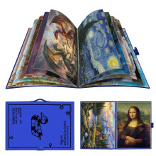 Album Classeur de Rangement pour Puzzles 1000 Pièces 20 Poches Cadeau — tapis puzzle, porte affiche