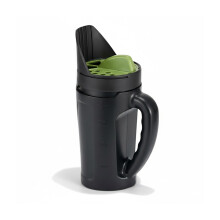 Handheld Seed and Fertiliser Spreader, Adjustable Openings