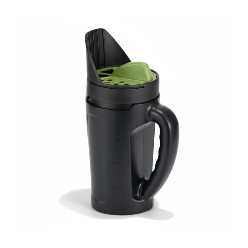Handheld Seed and Fertiliser Spreader, Adjustable Openings
