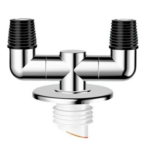 Downpipe Washing Machine Deodorant Three  Through Drain Pipe Floor Drain Special Deodorant Overflow Three-Way Shunt 1