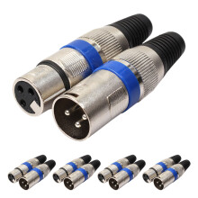 10St Hoogwaardige Xlr Mic Connector Adapter Voor Audio En Opname