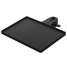 1Microphone Stand Attachment Tray Zwart Met Verstelbare Voor Mic