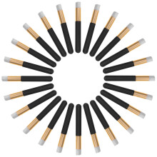 30St Zwarte Nylon Mini Make-Up Borstel Voor Lip En