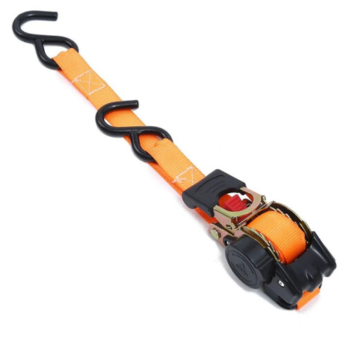 2M Automatic Shrink Bundle Tape Retractable Belts Luggage Securing Tensioner Retractable Auto Ratchet Strap