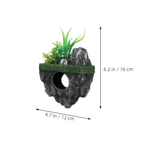 2St Betta Vis Tank Decor Met Duurzaam Drijvend Rotslandschap 1