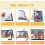 Moldura de Diamante para Arte 12x16 Polegadas - Pacote com 8 - Pintura de 30x40 cm Adequada para Quadros de 10x14 Polegadas, Molduras de Diamante 5