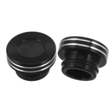 2St Zwarte Stofkap Voor Sigarettenaansteker, Auto Interieur Accessoire