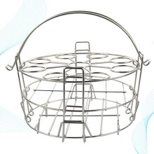 1Egg Steaming Rack Hygienisch Roestvrij Staal Kookrek