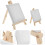 2St Mini Schildersezels Met Wit Canvas Voor Creatieve Hobby's 7