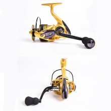 1St Gouden Vislijnwiel Arm Rocker Stevige Spool Voor Opslag
