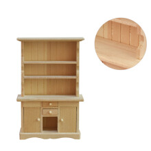 1St Mini Rek Voor Boeken Decoratieve Mini Meubels Beige