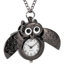 1St Vintage Zwart Uil Zakhorloge Creatief En Praktisch Accessoire
