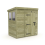 6 x 4 Pent Shed Tanalised (Single Door, With Windows) 3