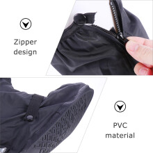 1Paar Anti- Fietsoverschoenen Met Antislip Rubberzool