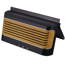 1St Stille USB En Solar Koelfan Voor Auto Ventilatie Zwart