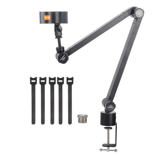Microfoonstandaardarmhouder, Microfoonhouder met Microfoonclip, Geschikt voor Microfoons Onder 1,5 Kg 1