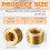 30Pcs 1/4"NPT Male Pipe Plug Fitting Set Internal Hex Thread Socket Pipe Plug Kit Hex Counter Sunk Plugs for End Closure 7