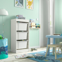 IKEA TROFAST Storage Unit with 3 Boxes 46x30x94cm