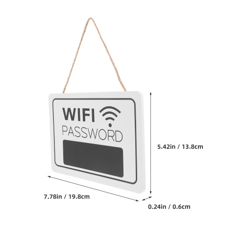1Witte WiFi Deurhanger Met Duurzaam Retro Ontwerp 1