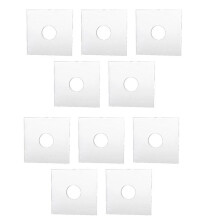 10 Stuks Vinyl Platenhoezen - LP Albumhoezen, Beschermhoezen, Composiet Kraftpapier Opbergzakken voor Vinylplaten B