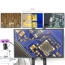 N51MP FHD 1080P -Compatible USB Machine Vision Industrial Microscope Camera for Moblie Phone PCB Soldering US Plug