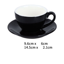 Xícara de Café de Cerâmica Minimalista de 220 Ml, Cor Sólida, com Base, Caneca para Casal, Estilo Europeu, Xícara de Chá, Latte, Azul