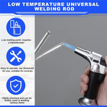 50 Peças de Hastes Solda Alumínio para Baixa Temperatura, Hastes de Solda de Baixa Temperatura 1/16" X 13", Ferramentas para Tubos Solda Baixo Ponto