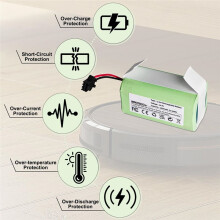 Batería para Aspiradora N79S N79 DN622 500 y RoboVac 11, 11S, 11S MAX, 11C, 12, 15C, 15CMAX, 15T, 15MAX, 25C