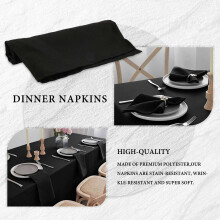 12 Pcs Cloth Napkins Dinner Towel Cloth,Soft Washable and Reusable Napkin,for Restaurant Wedding Hotel Dinner Party