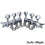 Guitar Locking Tuners (3xL + 3xR Handed) 1:18 Lock String Tuning Key Pegs with Hexagonal Handle Replacement 3